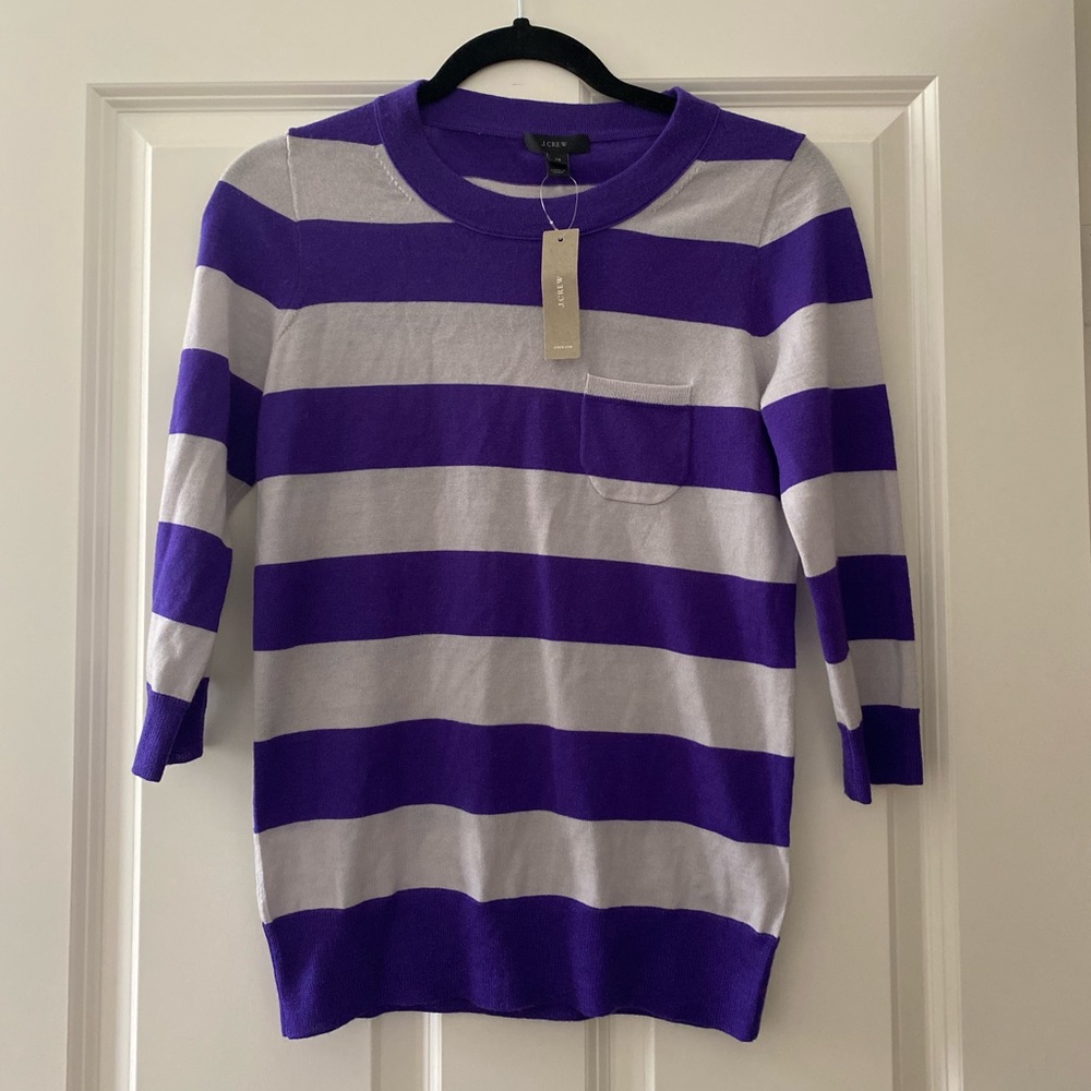Jcrew NET Tippi sweater in stripe, XS